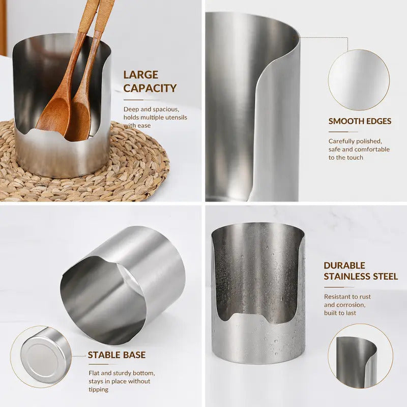 🔥HOT SALE 49% OFF🥄Stainless Steel Cooking Utensil Holder