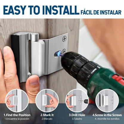 40% OFF Back To School Security Door Hardware – Heavy-Duty Aluminum Anti-Theft Lock Latches & Bolts