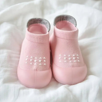 Baby Sock Cotton Shoes 6 to 24 Months Prewalker Non Slip Infant Slippers Memory Foam Breathable