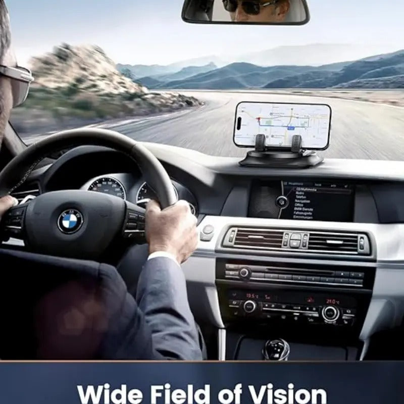 Car Dashboard Phone Holder 360 Rotatable Adjustable Universal for All Smartphones