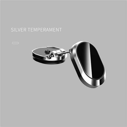 Foldable Magnetic Car Phone Holder 360 Rotating Dashboard Mount Adjustable Strong Hold Hands Free