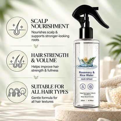 Rosemary & Rice Water Hair Mist Soft & Smooth Non-Greasy Fast Absorbing