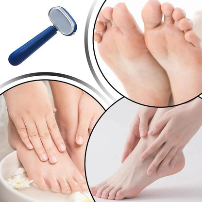 Dual Sided Foot Callus Remover with Replaceable Stainless Steel Blade Portable Manual Pedicure Tool