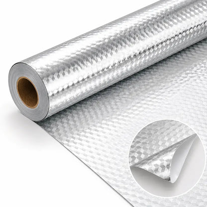 Self Adhesive Aluminum Foil Kitchen Backsplash Wallpaper