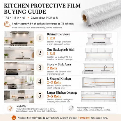 Self Adhesive Aluminum Foil Kitchen Backsplash Wallpaper