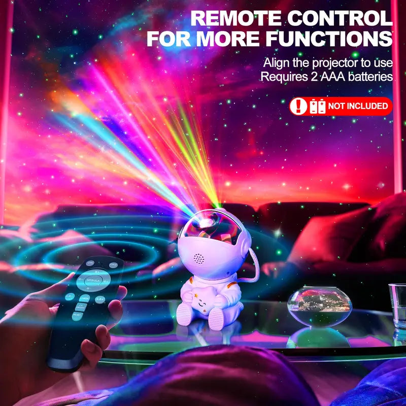 Christmas Astronaut Galaxy Star Projector Remote Control 360 Adjustable Nebula Lamp LED Room Decor Gift