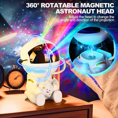 Christmas Astronaut Galaxy Star Projector Remote Control 360 Adjustable Nebula Lamp LED Room Decor Gift