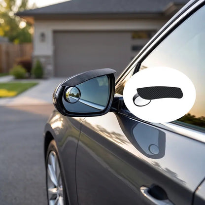 2 Piece Car Rearview Mirror Rain Visors 360 Degree Blind Spot Rain Guards