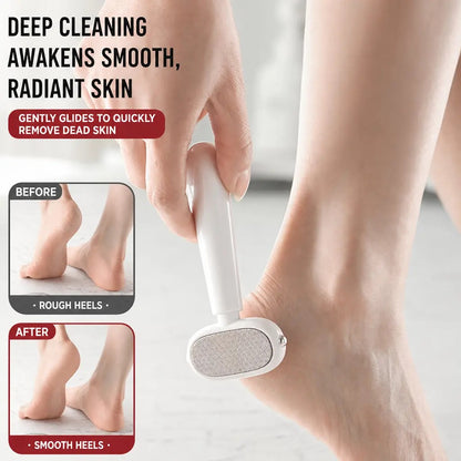 Dual Sided Foot Callus Remover with Replaceable Stainless Steel Blade Portable Manual Pedicure Tool