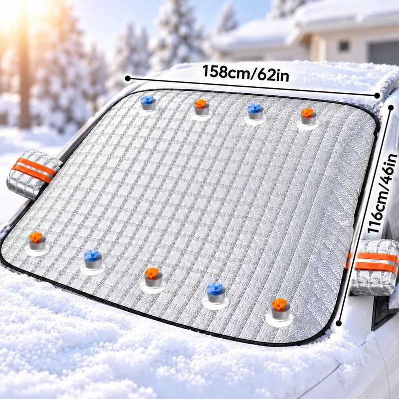 Car Windshield Cover Waterproof All Season Shield for Most Vehicles Snow Ice Frost Dust Rain