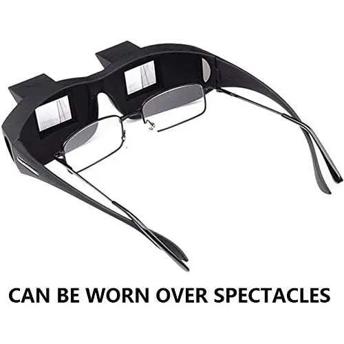Unisex Lightweight Lazy Prism Reading Glasses 90 Degree Vision Eye Spine Protection