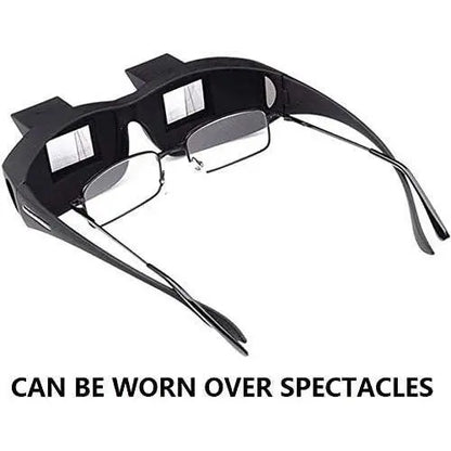 Unisex Lightweight Lazy Prism Reading Glasses 90 Degree Vision Eye Spine Protection