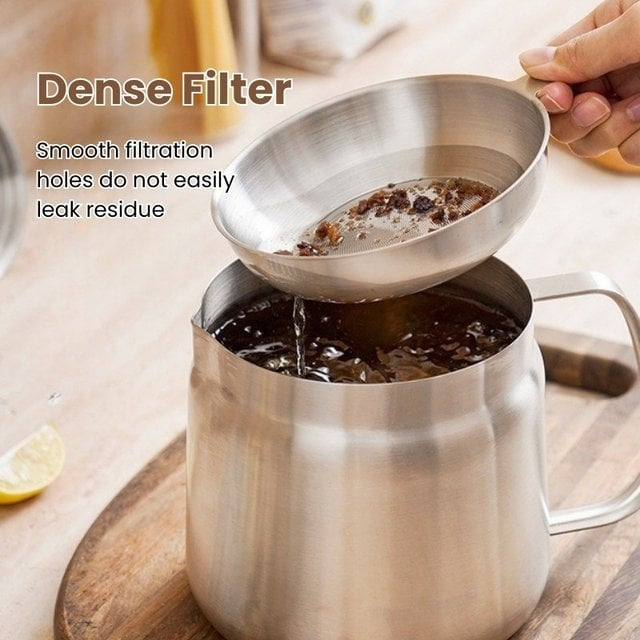 2 In 1 Oil Strainer Pot