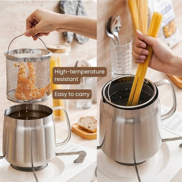 2 In 1 Oil Strainer Pot