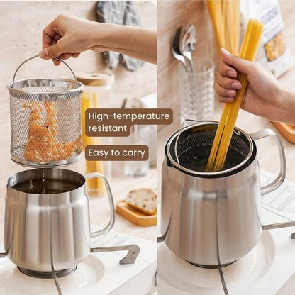 2 In 1 Oil Strainer Pot