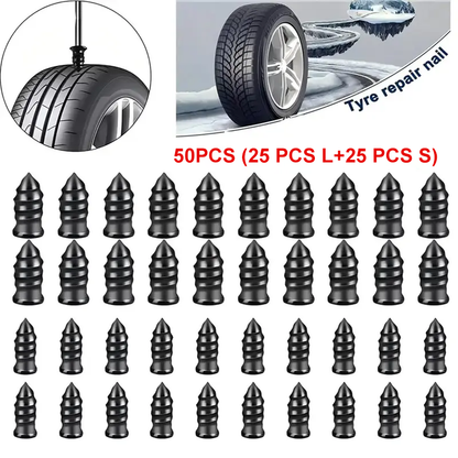 Tire Repair Screws Plugs Vacuum Rubber Nail Kit for Car Motorcycle Truck Tractor