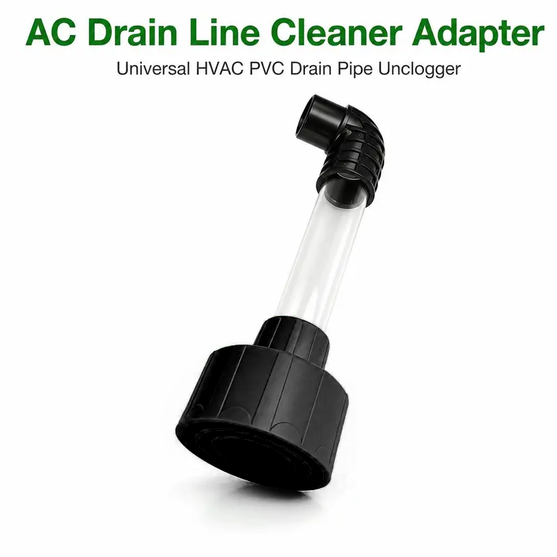 Universal AC Drain Line Cleaner Adapter Wet Dry Vacuum Attachment