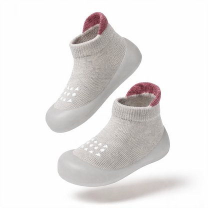Baby Sock Cotton Shoes 6 to 24 Months Prewalker Non Slip Infant Slippers Memory Foam Breathable