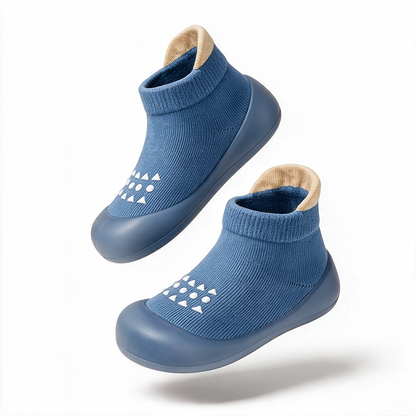 Baby Sock Cotton Shoes 6 to 24 Months Prewalker Non Slip Infant Slippers Memory Foam Breathable