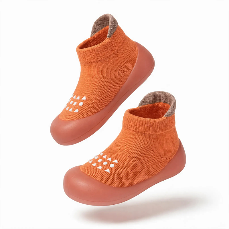 Baby Sock Cotton Shoes 6 to 24 Months Prewalker Non Slip Infant Slippers Memory Foam Breathable