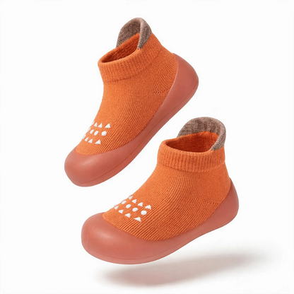 Baby Sock Cotton Shoes 6 to 24 Months Prewalker Non Slip Infant Slippers Memory Foam Breathable