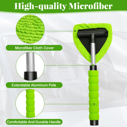 Windshield Cleaning Tool – Microfiber Car Window Cleaner