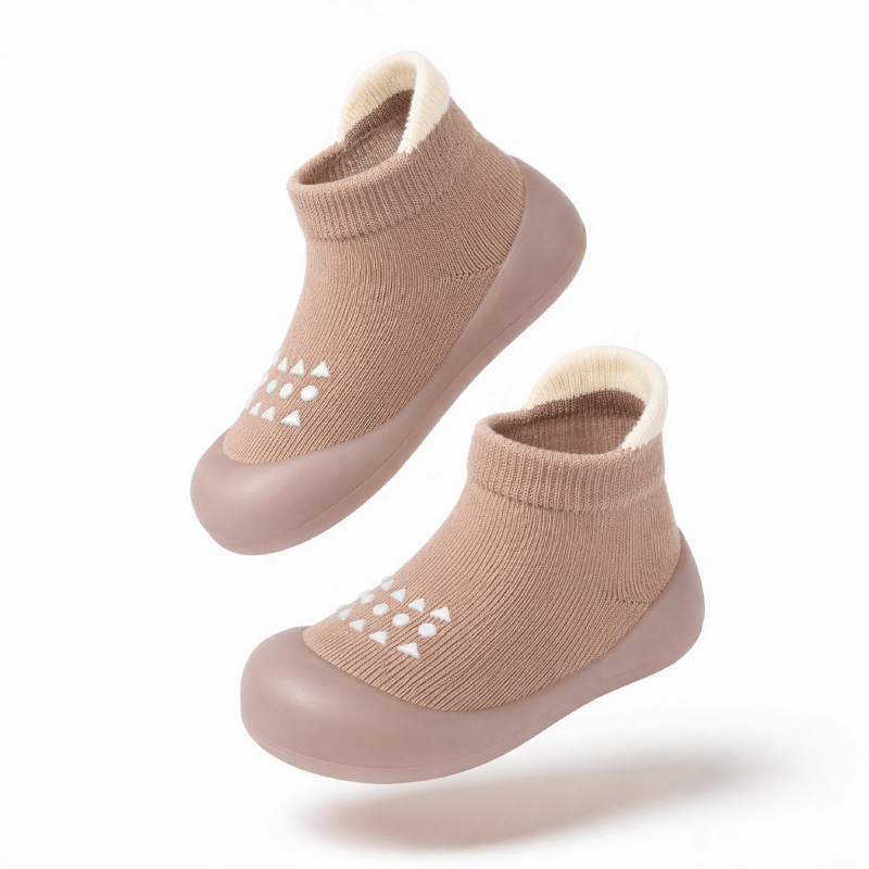 Baby Sock Cotton Shoes 6 to 24 Months Prewalker Non Slip Infant Slippers Memory Foam Breathable