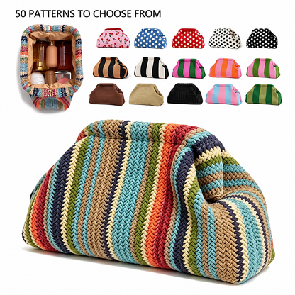 Fall Winter Retro Texture Cloud Bag Women's Handbag