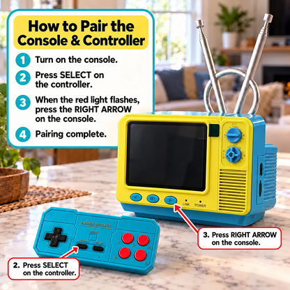 Christmas GV300 Vintage Handheld Gaming Console 2.8in IPS Screen Gift for Teen Boys