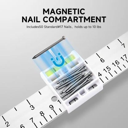 Multifunctional Picture Hanger Tool with Level & Ruler Frame Alignment Kit