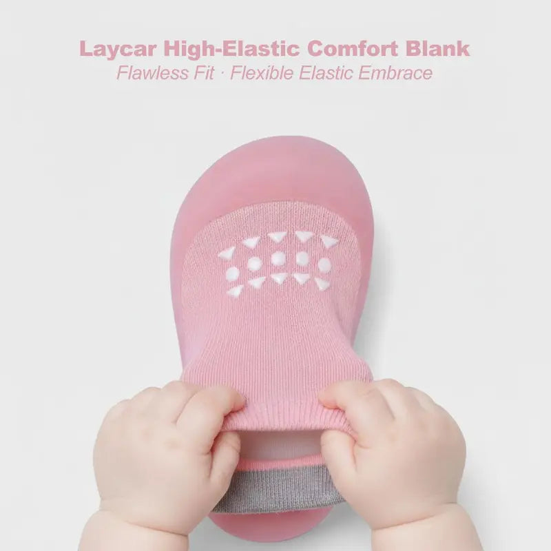 Baby Sock Cotton Shoes 6 to 24 Months Prewalker Non Slip Infant Slippers Memory Foam Breathable