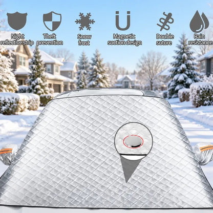 Car Windshield Cover Waterproof All Season Shield for Most Vehicles Snow Ice Frost Dust Rain