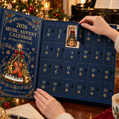 Christmas Music Lovers Advent Calendar 24 Unique Musical Instrument Miniatures Gift
