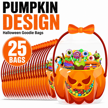 🎃Halloween Pumpkin & Witch Cauldron Goodie Bags (Bags Only)