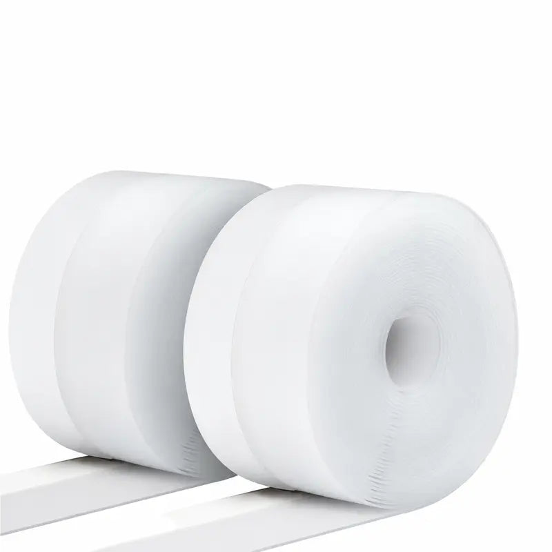 Adhesive Door Draft Blocker Tape 16.4ft Cut to Fit Foam for Doors Windows Energy Efficient