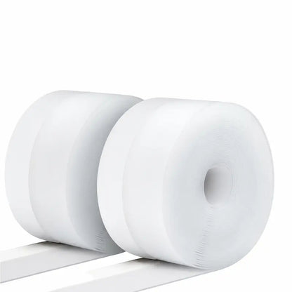 Adhesive Door Draft Blocker Tape 16.4ft Cut to Fit Foam for Doors Windows Energy Efficient