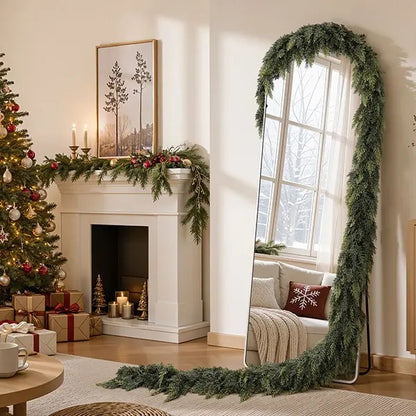 Christmas 6 FT PE Cedar Norfolk Garland Cypress Branches Home Decor