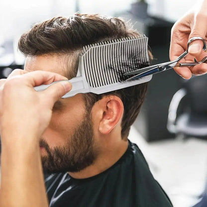 Hair Cutting Guide Comb Kit Adjustable Silicone Band Precision Guides Heatless Haircut Tool Set