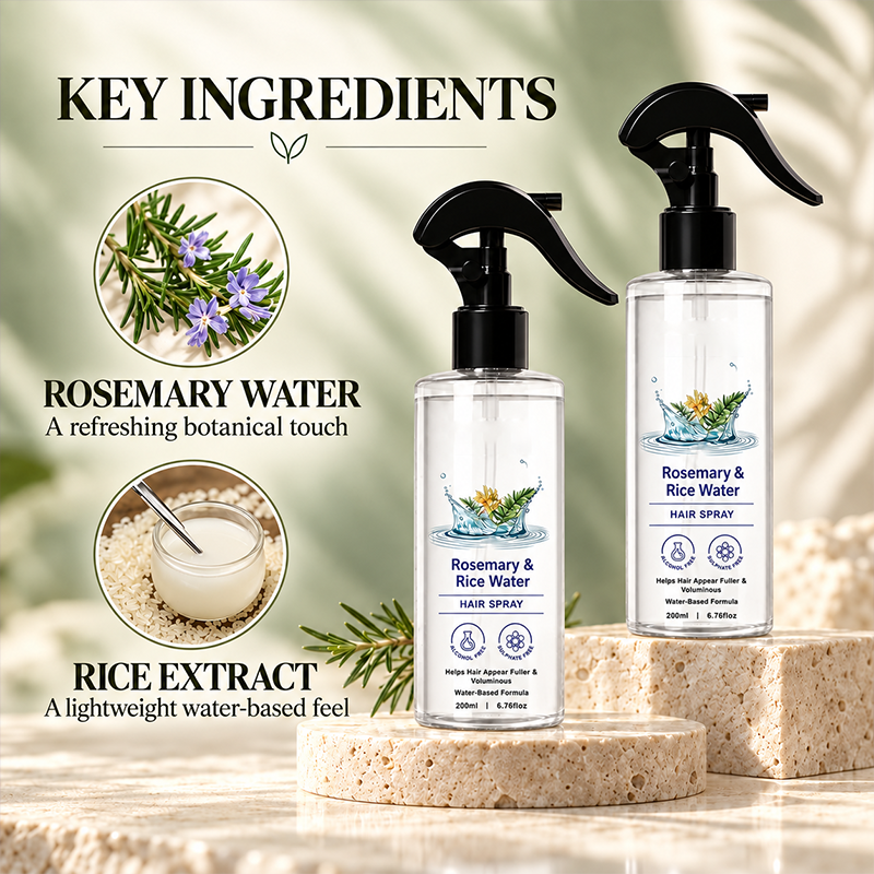Rosemary & Rice Water Hair Mist Soft & Smooth Non-Greasy Fast Absorbing
