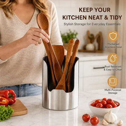 🔥HOT SALE 49% OFF🥄Stainless Steel Cooking Utensil Holder
