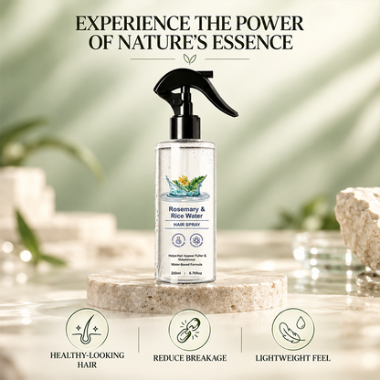 Rosemary & Rice Water Hair Mist Soft & Smooth Non-Greasy Fast Absorbing
