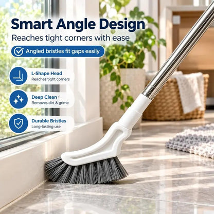 Adjustable Stainless Steel Telescopic Long Handle Crevice Cleaning Brush