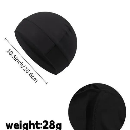 Unisex Multifunctional Skull Cap Beanie Stretchy Helmet Liner Biking Outdoor Hat
