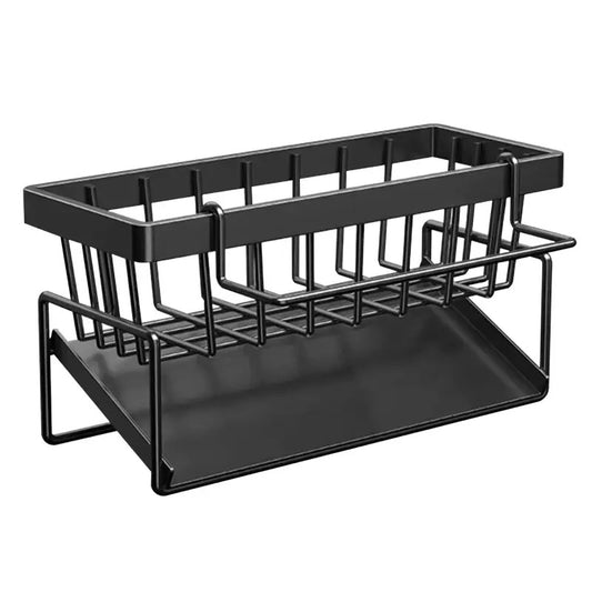 Kitchen Sink Corner Sponge Drain Rack Multifunctional Durable Sink Caddy Kitchen Bathroom