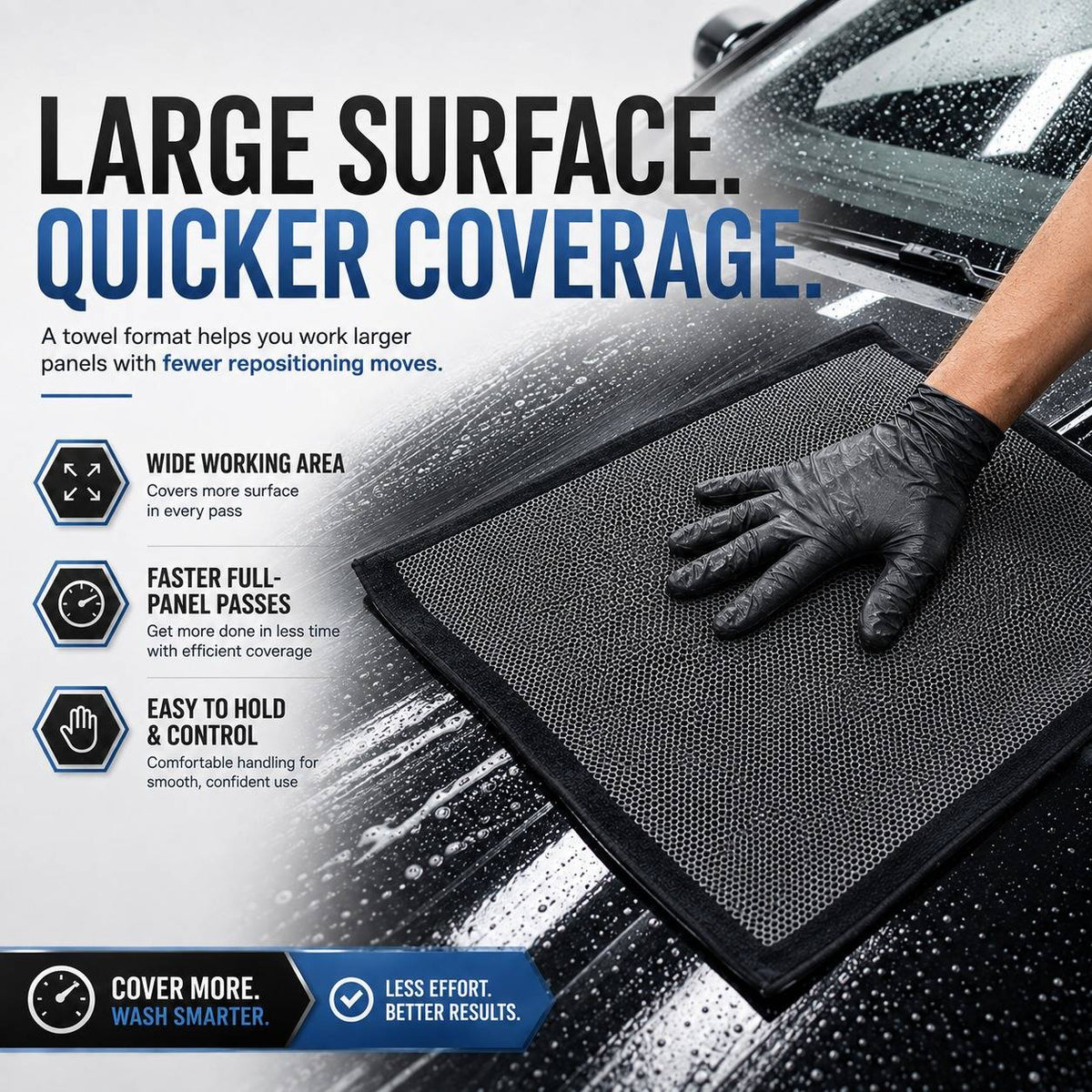 🚗 50% OFF Synthetic Clay Towel ✨ Fast Car Paint & Glass Decontamination