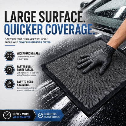 🚗 50% OFF Synthetic Clay Towel ✨ Fast Car Paint & Glass Decontamination