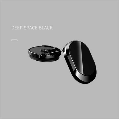 Foldable Magnetic Car Phone Holder 360 Rotating Dashboard Mount Adjustable Strong Hold Hands Free