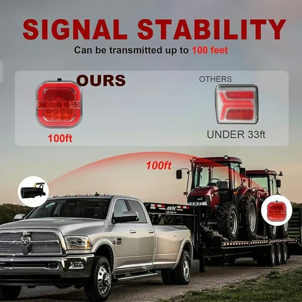 🚘CAR LED TRAILER LIGHTS 🚨