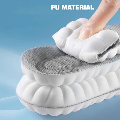 4D Shoe Cloud Insoles for Men Women Soft Memory Foam Orthotic Sports Inserts