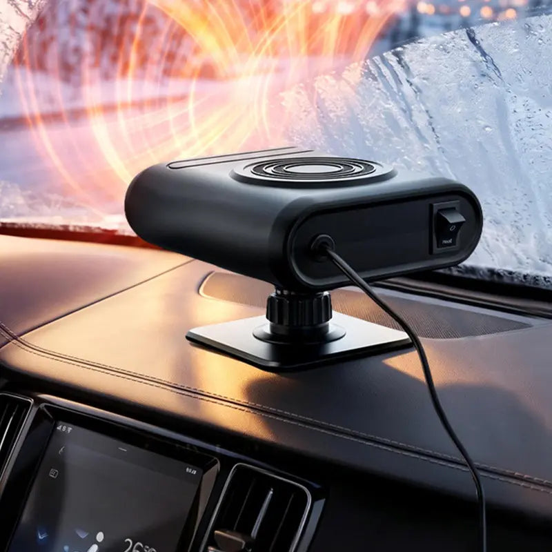 12V Portable Car Heater Windshield Demister Easy Install Defroster